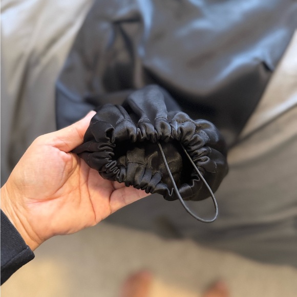 Babaton Black Satin Trousers - Picture 3 of 5